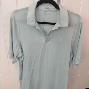 lululemon athletica Men's Sky Blue Polo Shirt